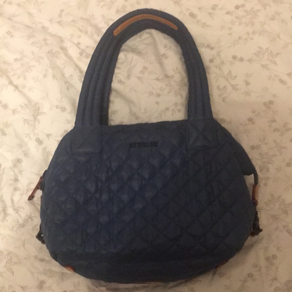MZ Wallace Deep Teal Medium Sutton Deluxe Hobo Bag